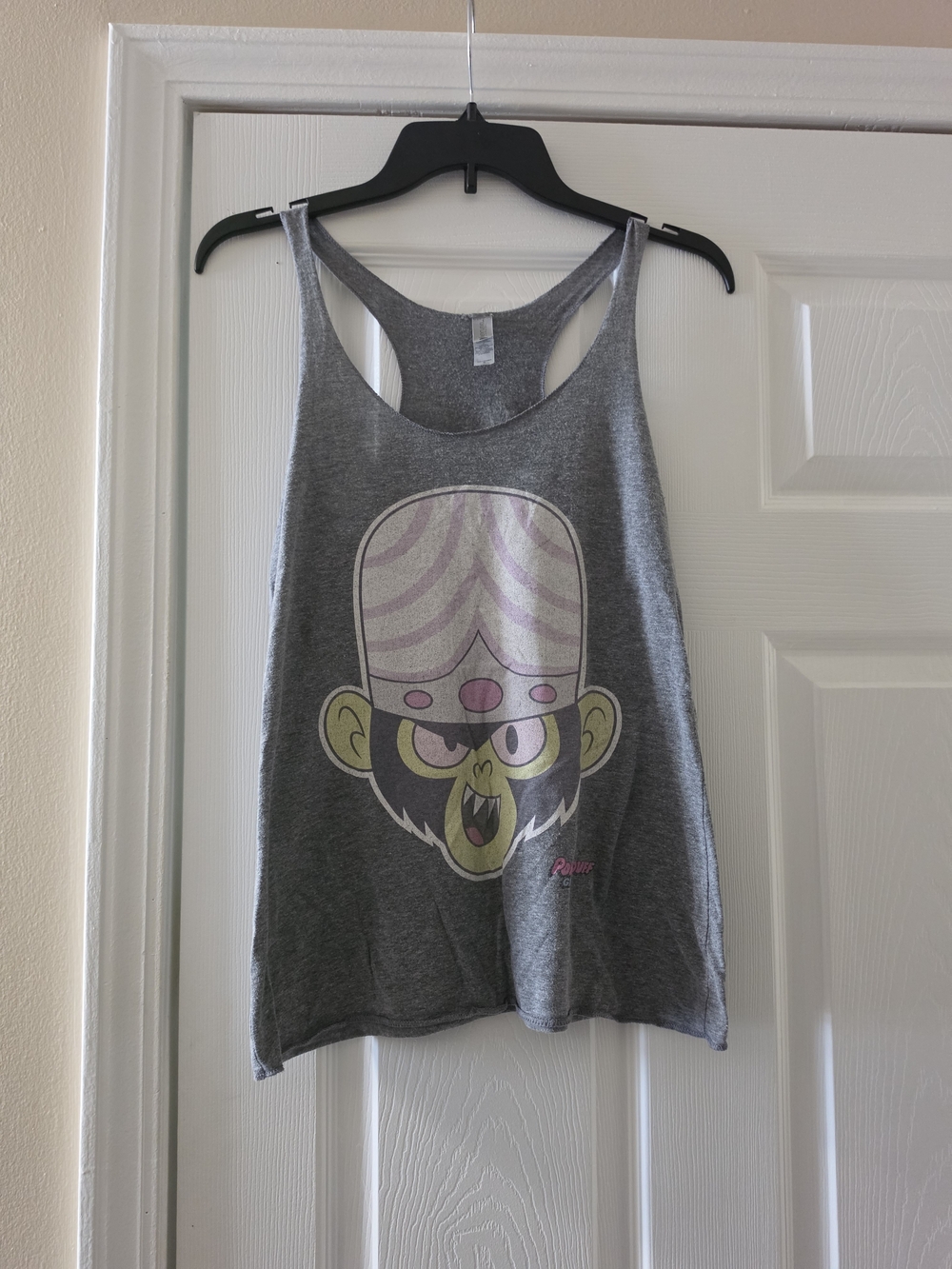 'Mojo Jojo' Gray Racerback Graphic Tank Top - S